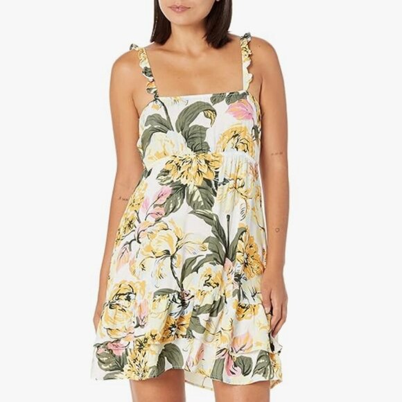 NWT Maaji Women's Multicolor Backyard Spell Floral Short Dress Size Medium - Picture 1 of 8